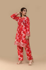 Pastel Meadow – Stitched Printed Lawn 2 Piece