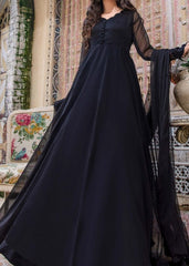 Black Grace – Embroidered Frock 2 Piece