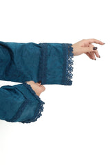 Ocean Veil – Stitched Chikankari Lawn 3 Piece