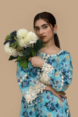 Aqua Mist – Stitched 2 Piece Lawn