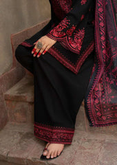 Obsidian Rose Embroidered 3PC