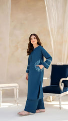 Pocket Luxe Embroided 2PC