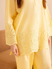 Sunlit Bloom – Chikankari Stitched 2 Piece