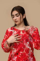 Pastel Meadow – Stitched Printed Lawn 2 Piece