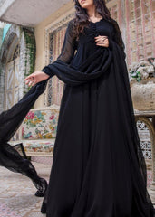 Black Grace – Embroidered Frock 2 Piece