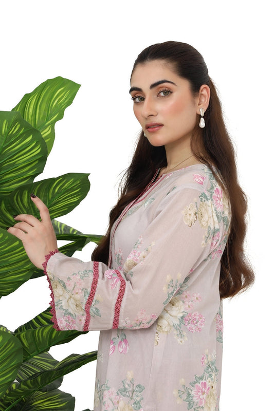 Blush Garden – Stitched Printed Lawn 2 Piece