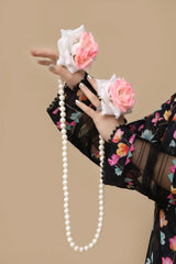 Noir Petals – Stitched Printed Lawn 2 Piece