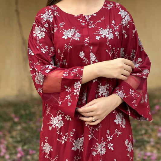 Maroon Floral