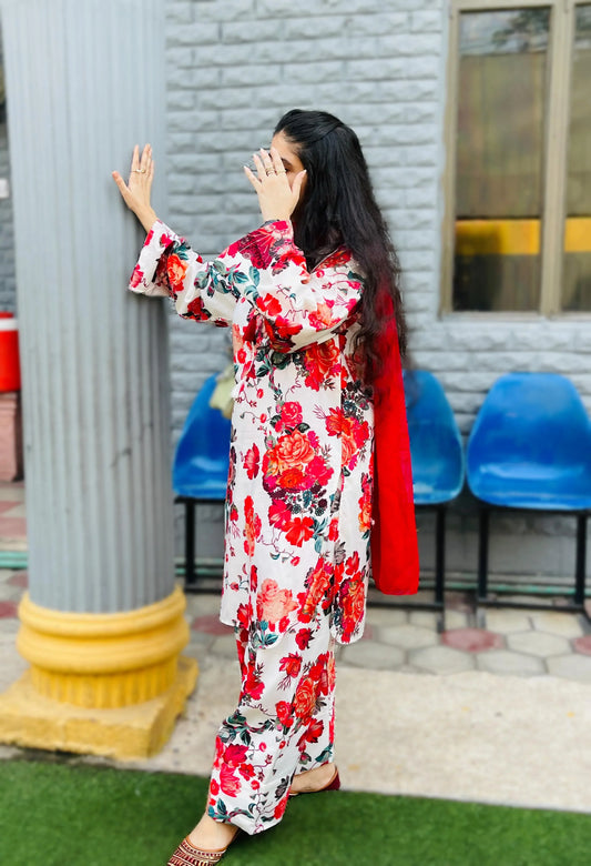 Rose Aura – Silk 2 Pcs