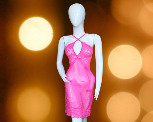 Cotton Net Nighty with Panty