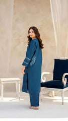 Pocket Luxe Embroided 2PC