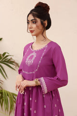 Allure Embroidered Suit 2PC